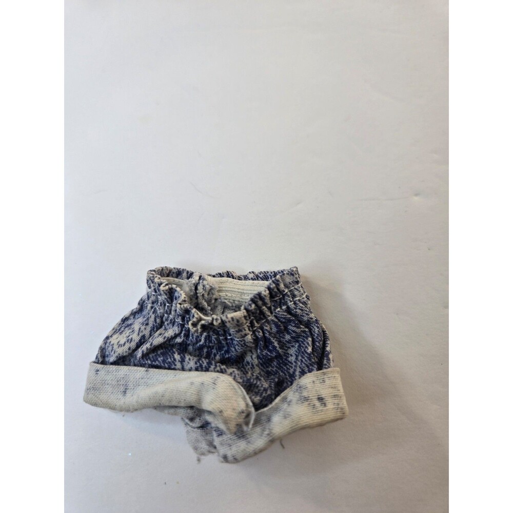 Unbranded Denim Cuffed Shorts fit Barbie doll